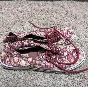 Vans Burgundy/Cream/Green